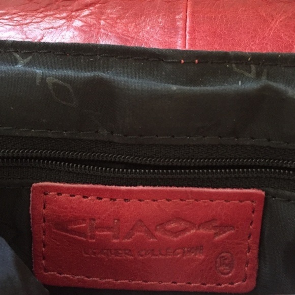 Red leather mini purse - Picture 4 of 4